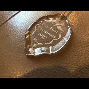 Vintage Lennox Our First Christmas Ornament